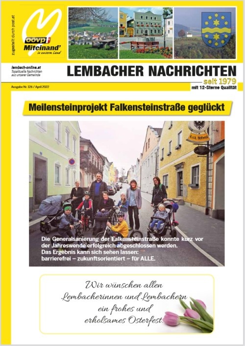 Gemeindezeitung Lembach April 2022