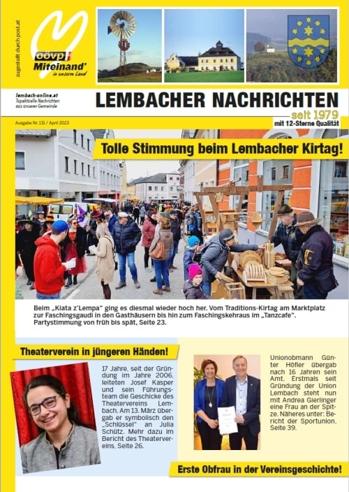 Gemeindezeitung Lembach April 2023