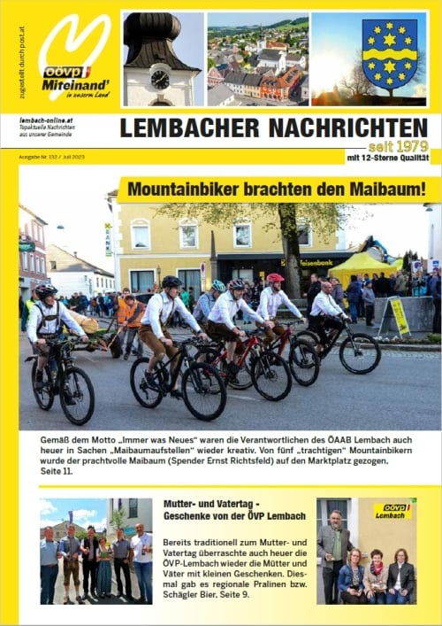 Gemeindezeitung Lembach Juli 2023